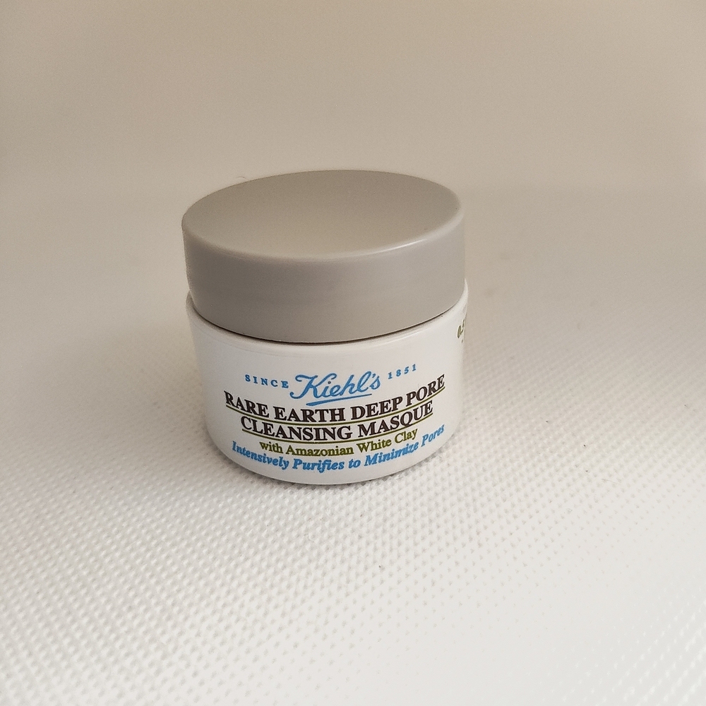 Kiehl's Rare Earth Cleansing Masque - White and Light Gray Packaging